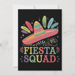 Invitation Équipe de fête tenue assortie pour la famille le C