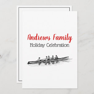 Invitation Équipe de raideurs d'aviron Sports nautiques