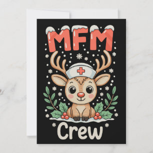 Invitation Équipe d'infirmières MFM rennes Noël Xmas vacances