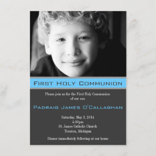 Invitation ęr Garçon d'invitation de communion