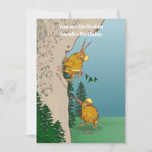Invitation Escalade rocheuse de Kiwi Bird