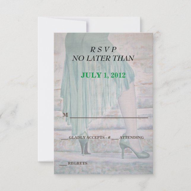 INVITATION ESCALIER À .... | (Devant)