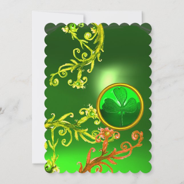 INVITATION ESCALIERS VERTS ET JOURNÉE DU SHAMROCK ST PATRICK (Devant)