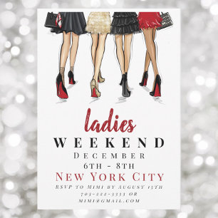 Invitation Escapade mode à New York pour les dames de la vill