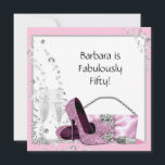 Invitation Escarpins Champagne Femmes Rose & Noir Anniversair<br><div class="desc">Chaussures à talons hauts roses et noires élégantes, sac à main, confettis et champagne, invitations pour l'anniversaire d'une femme de tout âge. Ce joli modèle d'invitation d'anniversaire rose et noir convient parfaitement pour un anniversaire des 21 ans, 30 ans, 40 ans, 50 ans, 60 ans, 70 ans, 80 ans, ou...</div>