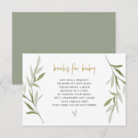ESME Greenery Gold Baby showers Livres pour Baby C