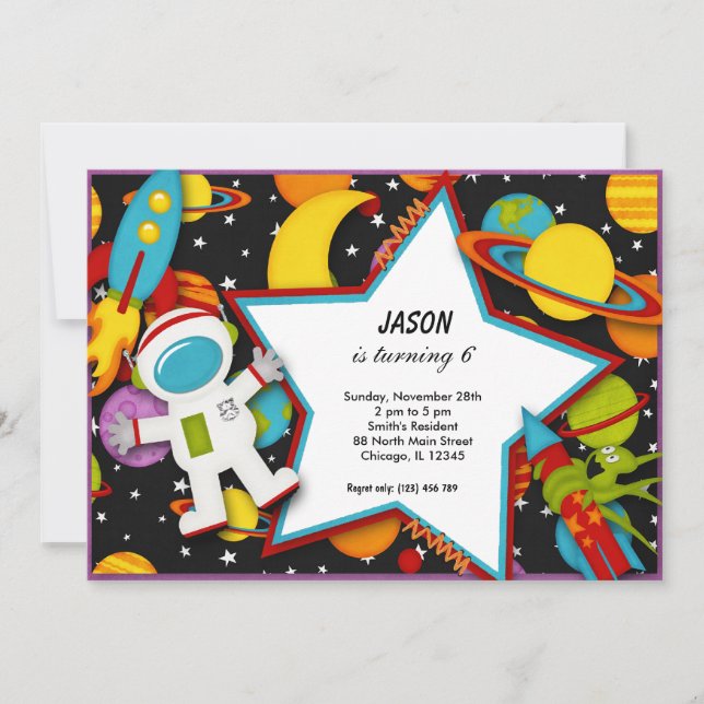 Invitation Espace extérieur (Devant)