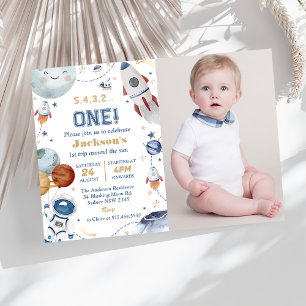 Invitation Espace Extérieur Anniversaire Partie 1er Voyage Au