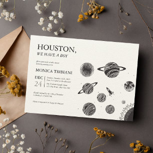 Invitation Espace extra-atmosphérique Houston Nous avons un B