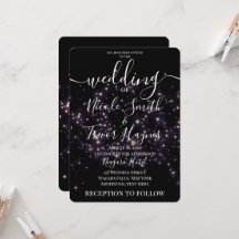 Espace Personnalisé Paillettes sur Mariage Noir