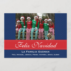 Invitation Español-Feliz Navidad / Noël espagnol
