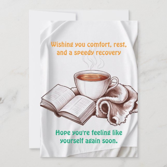 Invitation Espérons que vous vous sentez comme vous à nouveau (Devant)