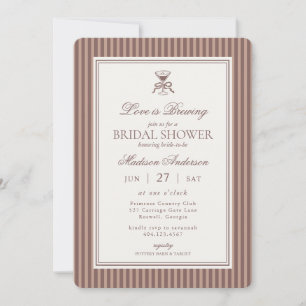 Invitation Espresso Martini Love Brewing Coffee Enterrement d