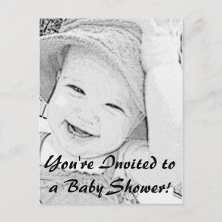 Invitation esquissée de baby shower