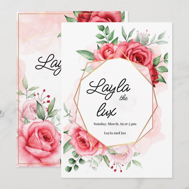 Invitation Essayez de décrire votre objet comme le ferait un  (Devant / Derrière)