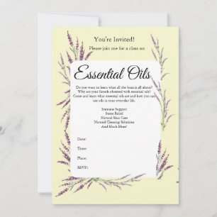 Invitation Essential Oil Class