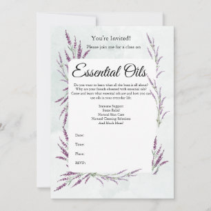 Invitation Essential Oil Class