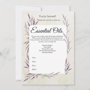 Invitation Essential Oil Class