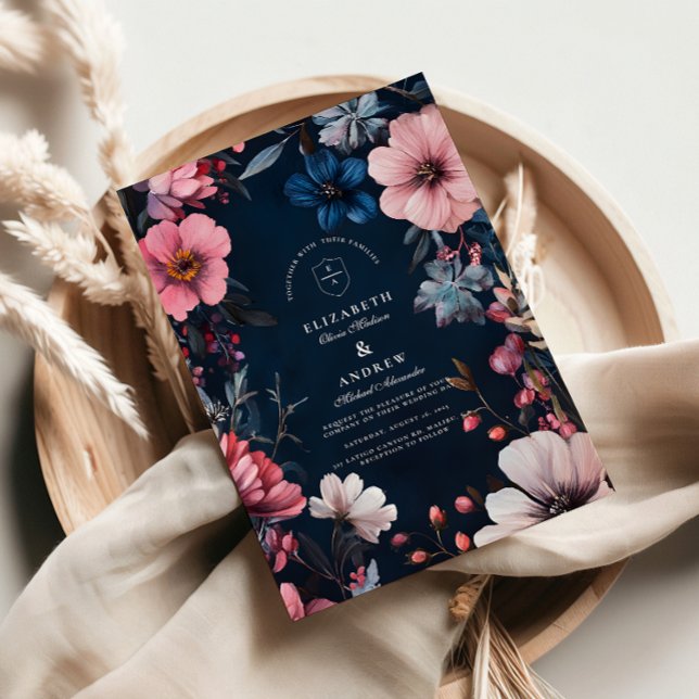 Invitation esthétique de mariage gothique vintage (Créateur téléchargé)