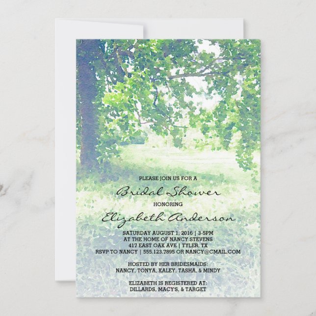 Invitation Etanchéité de la prairie et de la Fête des mariées (Devant)