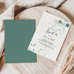 Invitation Été Vert Eucalyptus Doux 16 Anniversaire Fête<br><div class="desc">Cet été vert eucalyptus douce invitation de fête de 16 ans est parfait pour un anniversaire moderne. Le design présente de magnifiques feuilles d'eucalyptus verts peints à la main,  inspirant le charme naturel.</div>