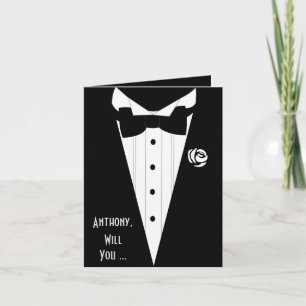 Invitation êtes-vous mon meilleur homme ? soyez mon gardien d