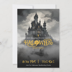 Invitation Ethereal Castle Halloween Party
