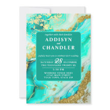 Ethereal Elegance Turquoise Geode Inspiré Mariage