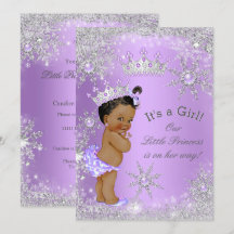 Ethnic Princess Baby shower Lavender Wonderland