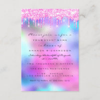 Étincelle Parties scintillant Drips Rose Drips Bri