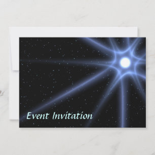 Invitation Étoile brillante