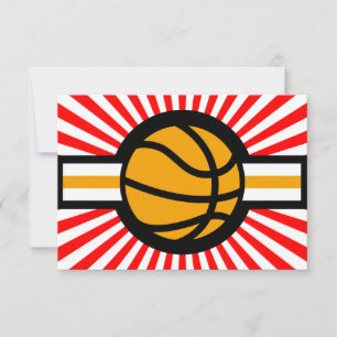 Invitation étoile de basket