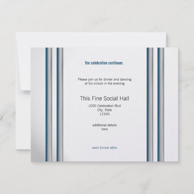 Invitation Étoile de David Bar Mitzvah (Devant)