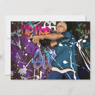 Invitation Étoile Hip hop