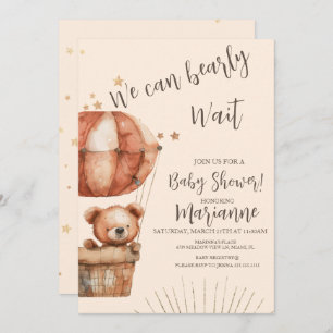 Invitation Étoiles de Parties scintillant de Baby shower d'ou