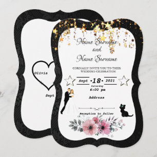 Invitation Étoiles de pluie