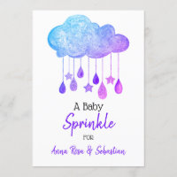 *~* Étoiles Pluie nuageuse gouttes Sprinkel Douche