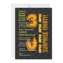 ÉTONNEZ le 30èmes noir et or modernes E002