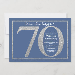 Invitation Étonnez les soixante-dixième parties scintillantes