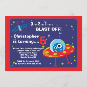 Invitation étrangère de partie d'anniversaire de