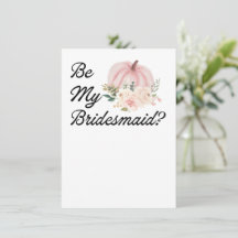 Être ma demoiselle d'honneur ? Proposition d'invit