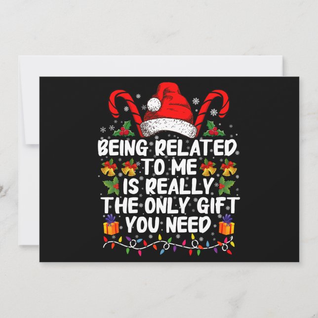 Invitation Être Parent Avec Moi Est Vraiment Le Seul Cadeau  (Devant)