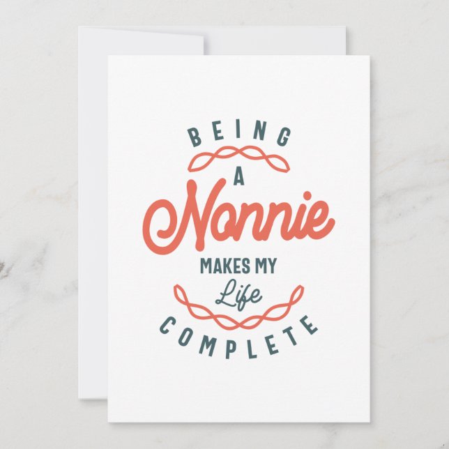 Invitation Être une nonne fait de ma vie la fête des mères (Devant)