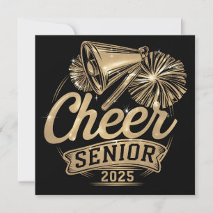 Invitation Étudiant en dernière année de cheer 2025 Promotion