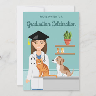 Invitation Étudiant Vétérinaire Diplômé DVM Vétérinaire