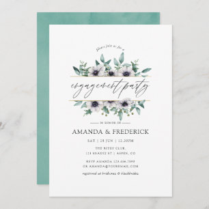 Invitation Eucalyptus Anémonique