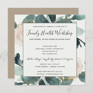 INVITATION EUCALYPTUS BLUSH ROSE FOLIAGE ATELIER ÉVÉNEMENT