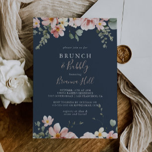 Invitation Eucalyptus Garden Brunch et Fête des mariées Bubbl