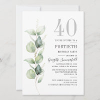 Eucalyptus Greenery 40ème anniversaire