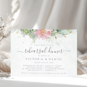 Invitation Eucalyptus Greenery Botanical Rehearsal